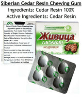 SIBIRISCHES ZEDERN HARZ (Altai) Sibirische Zirbelkiefer / Pine Nut Tree Sibirien (Altai)